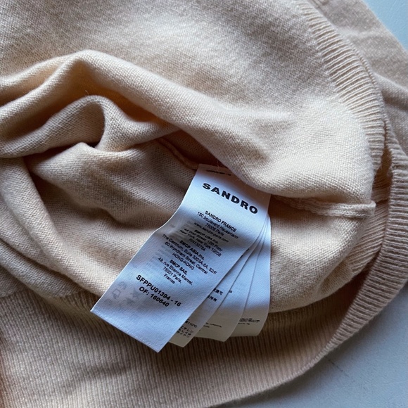 Sandro Wool and cashmere sweater T2/M - Picture 12 of 12